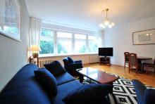 Appartement Nr. 2 - Wohnzimmer, Wohnzimmer, Sofa, Couchtisch, TV